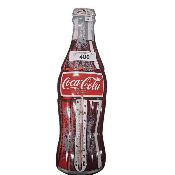 Vintage Coca-Cola thermometer 16"