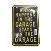Image 1 : Heavy metal garage sign 18"x11"