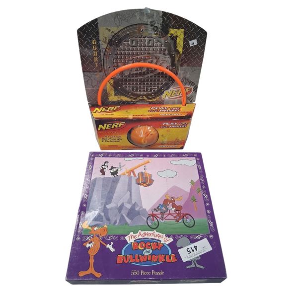 NIB Nerf Oop and Rocky puzzle