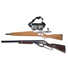 Image 1 : Pair of toy guns and pair of goggles