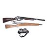 Image 2 : Pair of toy guns and pair of goggles