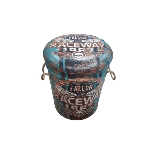 Vintage Aceway stool/bucket