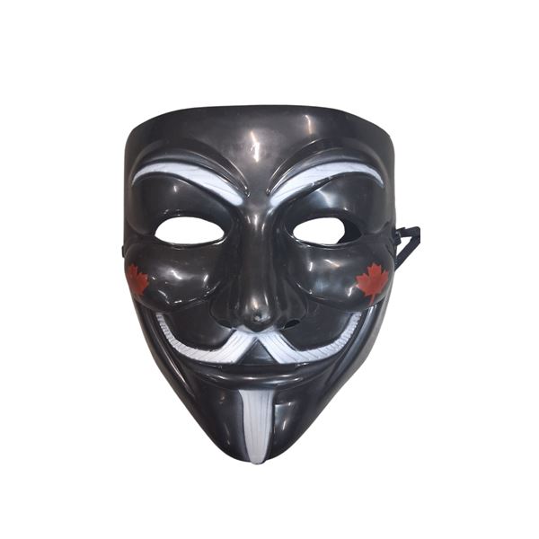 Approx 200 black Guy Faux "anonymous masks