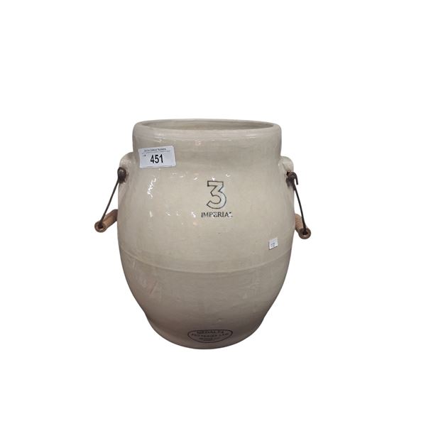 Vintage Medal TA Imperial crockery pot 14" from Alberta