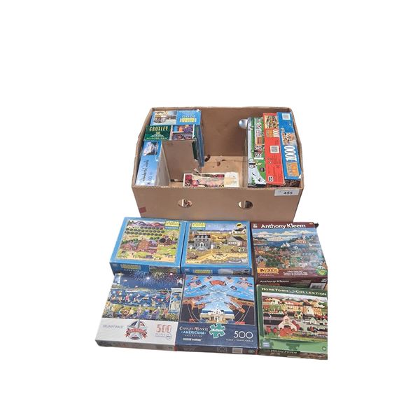 Lot of 12 puzzles all complete