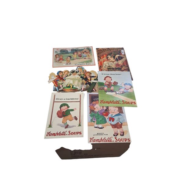 6 reproduction tin signs, inc. Campbell's Soup