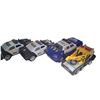 Image 2 : 4 large Tonka police cars and tow truck. Working lights and sound, 13" each