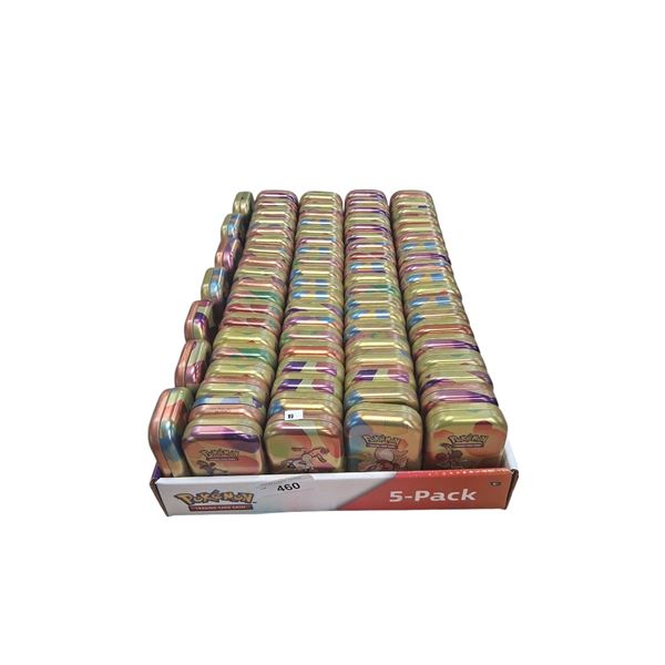 83 Pokemon card tins, some cards included