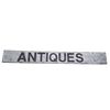 Image 1 : Vintage wooden "Antiques" sign 44"x6"