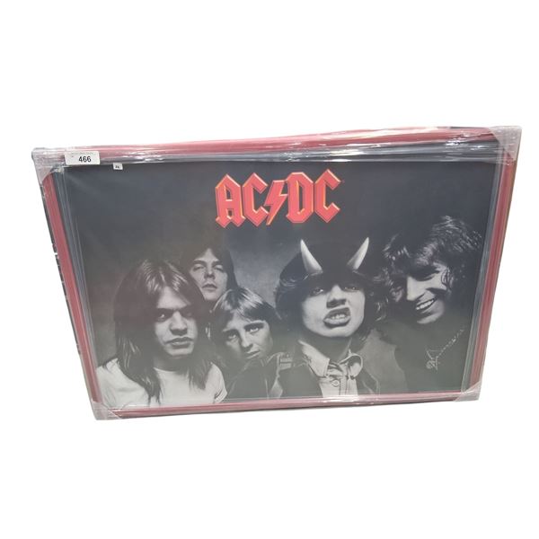 Vintage AC/DC poster in brand new frame 38"x26"
