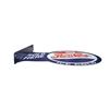 Image 2 : Pepsi-Cola flange sign, metal 18"x13"