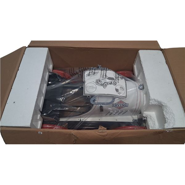 NOS Irving Oil pedal car still in factory box 39" long