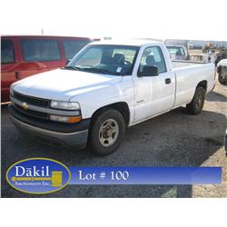 2002 CHEVROLET C1500 REGULAR CAB,