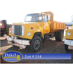 1980 FORD 8000 DUMP TRUCK,