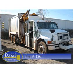 2002 INTERNATIONAL 4900 REFUSE TRUCK,