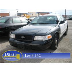 2003 FORD CROWN VIC POLICE B&W,