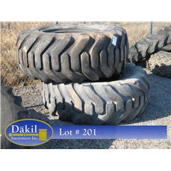 20.5-25 TIRES (2X);