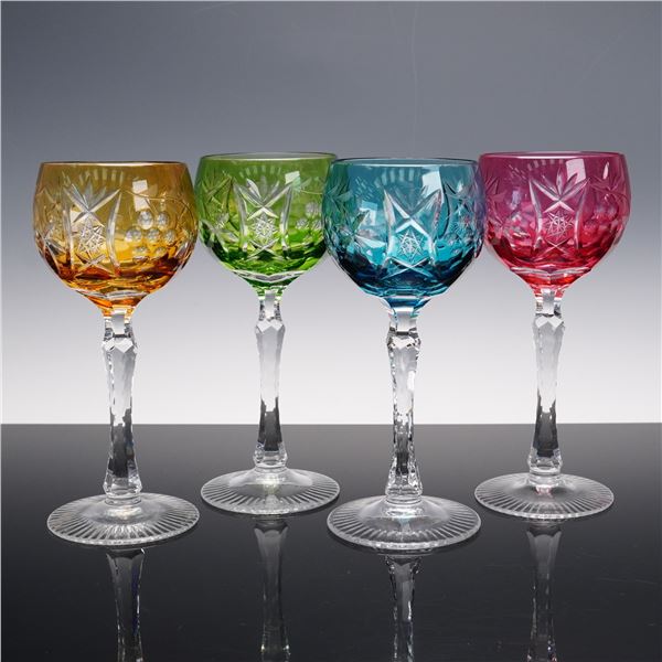 4pc Bayel Crystal Vineyard Grape Wine Glass Set