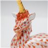 Image 4 : Herend Porcelain Rust Fishnet Unicorn Figurine