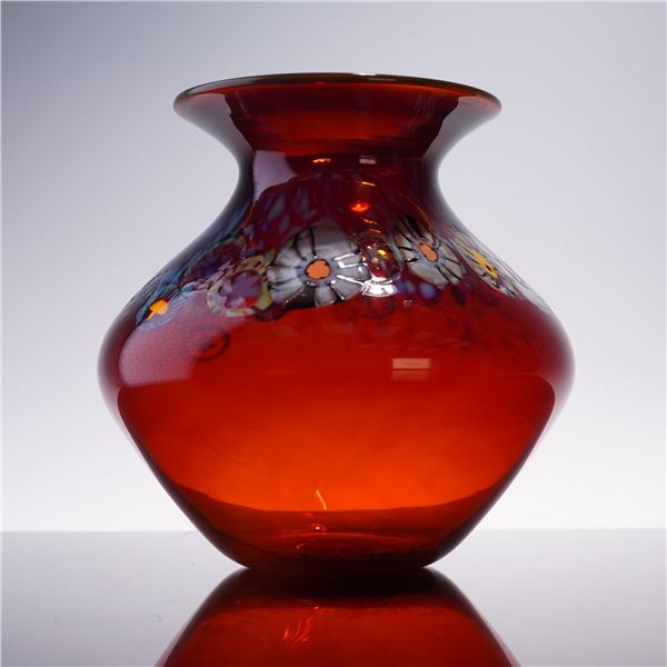 Elodi Holmes Hand Blown Millefiori Vase