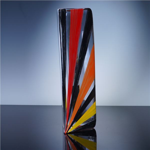 Kosta Boda Monica Backstorm Art Glass Kaleidoscope