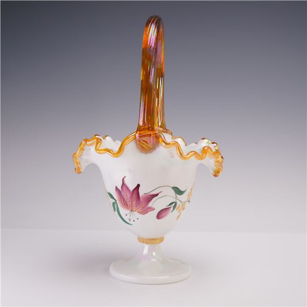 Fenton Glass 50th Anniversary Basket, designed by D. Robinson