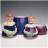 Image 5 : 4pc Horchow Italian Ceramic Vegetable Canister Set