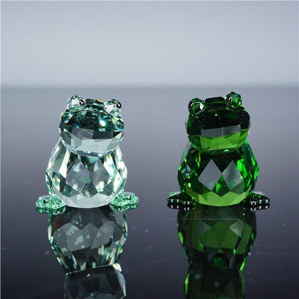 2pc Swarovski Crystal Lovlots Figurines, Angelo and Angelina