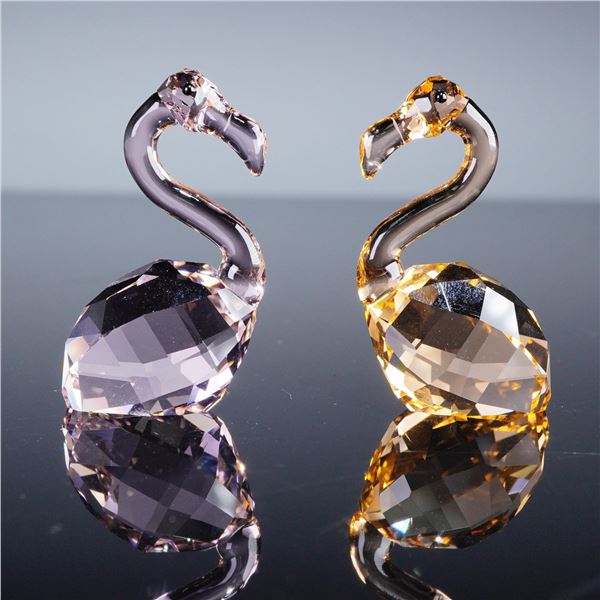 2pc Swarovski Crystal Lovlots Figurines, Claude and Claudia
