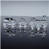 Image 3 : 7pc Swarovski Silver Crystal Express Train with Mirror Track Base