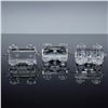 Image 6 : 7pc Swarovski Silver Crystal Express Train with Mirror Track Base