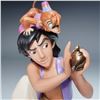 Image 2 : 2pc Walt Disney Classics Figurines, Aladdin and Abu with Magic Carpet