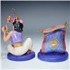 Image 5 : 2pc Walt Disney Classics Figurines, Aladdin and Abu with Magic Carpet