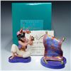 Image 7 : 2pc Walt Disney Classics Figurines, Aladdin and Abu with Magic Carpet