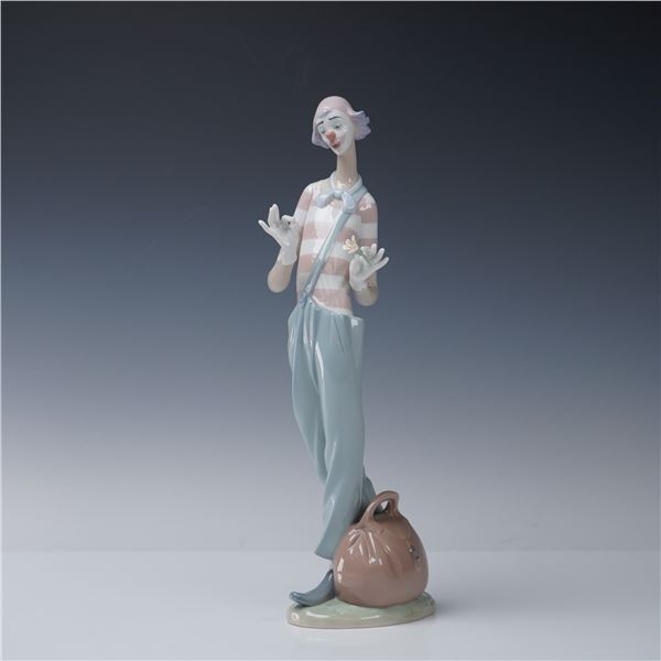 Lladro Porcelain Figurine, Clown in Love 1006997