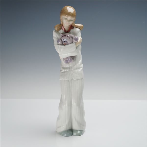 Nao by Lladro Porcelain Figurine, Teddy Hugs 2001694