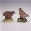 Image 1 : 2pc Boehm Porcelain Figurines, Fledging Robin and Baby Robin