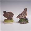 Image 2 : 2pc Boehm Porcelain Figurines, Fledging Robin and Baby Robin
