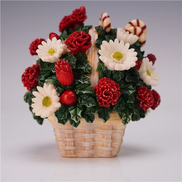 Harmony Ball Covered Box Figurine, First Christmas