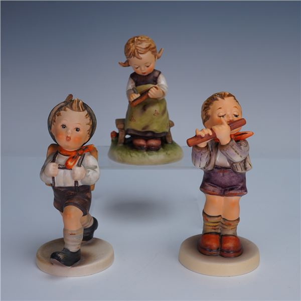 3pc Goebel Hummel Children Figurines, School and Activities