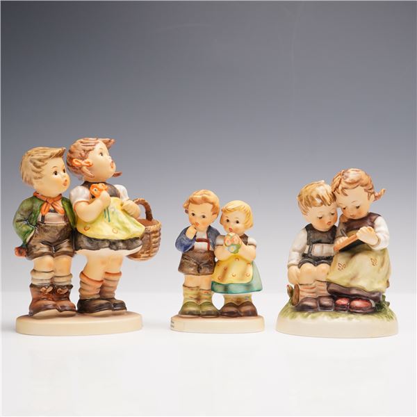 3pc Goebel Hummel Figurines, Children in Pairs