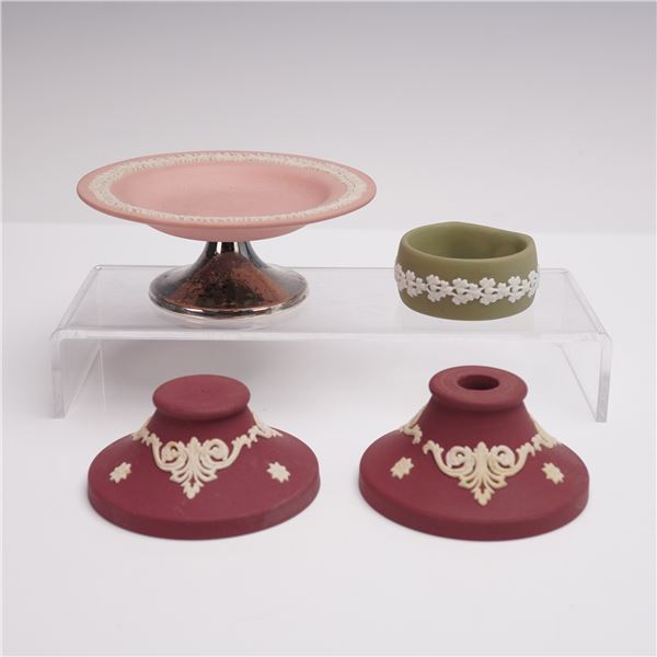 Group of Wedgwood Jasperware Table Components