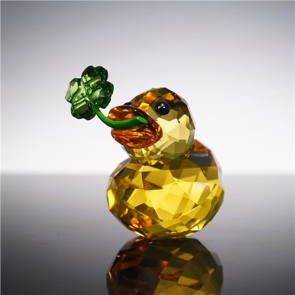 Swarovski Lovlots Crystal Figurine, Happy Duck, Good Luck 5136427