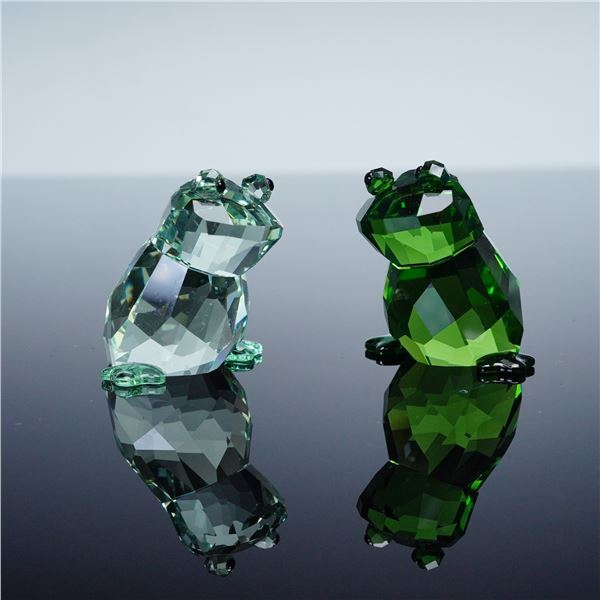 2pc Swarovski Crystal Lovlots Figurines, Angelo and Angelina