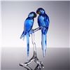 Image 1 : Swarovski Crystal Figurine, Hyacinth Macaws