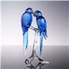 Image 3 : Swarovski Crystal Figurine, Hyacinth Macaws