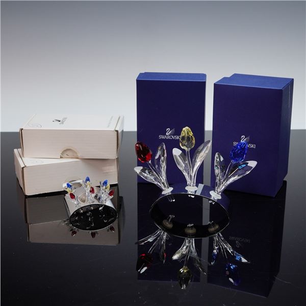 6pc Swarovski Renewal Tulip Crystal Figurines