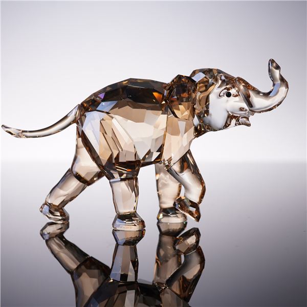 Swarovski Crystal Figurine, Companion Young Elephant