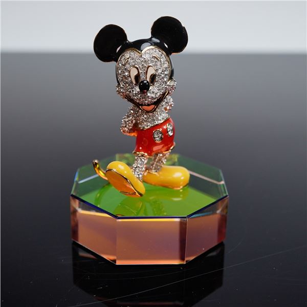 Walt Disney Arribas Brothers Jeweled Swarovski Crystal, Mickey Mouse