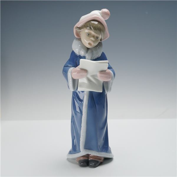 Lladro figurine, The Christmas Caroler 1006533